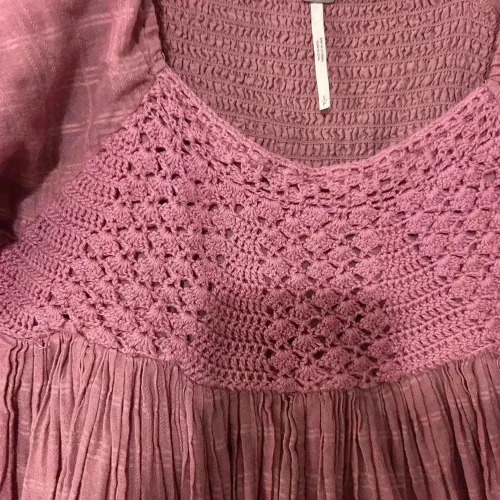 Free people, baby doll purple dress